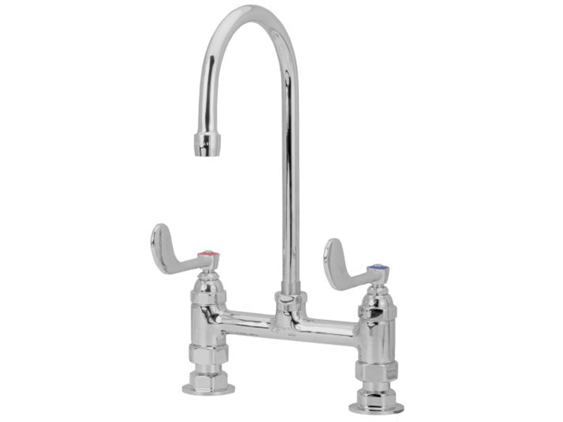 Gooseneck Style Dual Flow Sink Mixer with Large Wrist Action