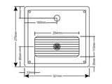 Glass Filling Tap with Tray