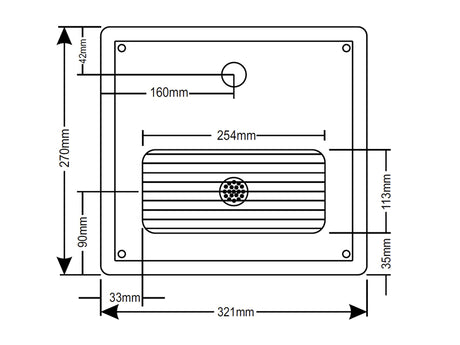 Glass Filling Tap with Tray