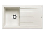 Alazia Inset Sink 860 x 500mm 1B 1D - Snow Finish