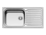 Apollo 1000mm x 500mm 1B 1D S/Steel Inset Sink