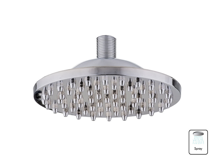 Single Setting Rain Plastic Shower Head