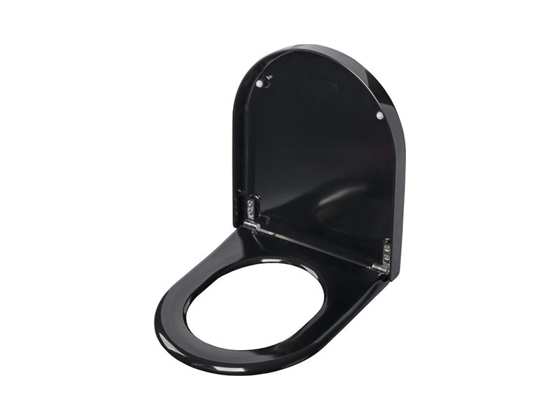 Black Bakelite Toilet Seat & Cover
