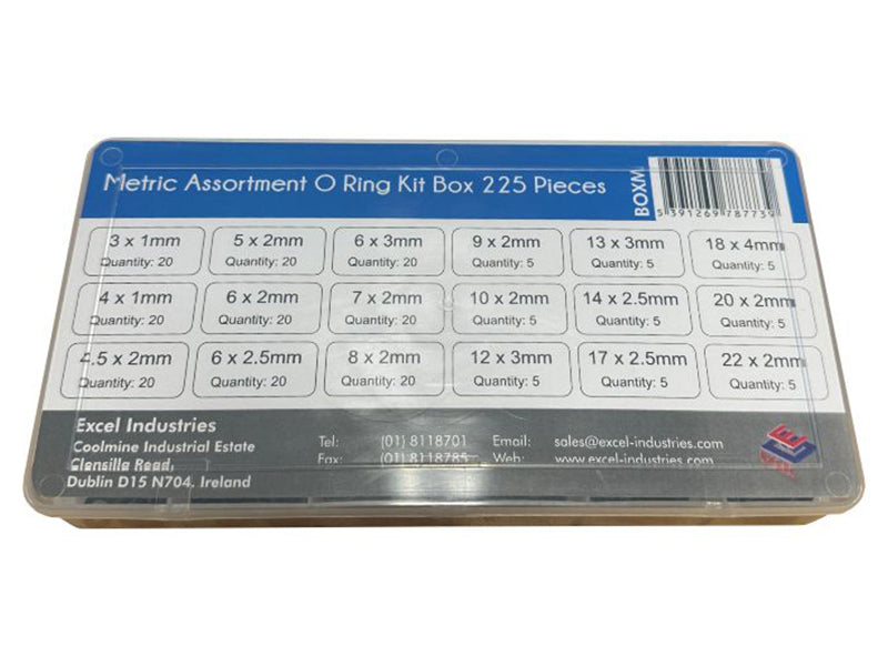 Metric Assortment 'O' Ring Set