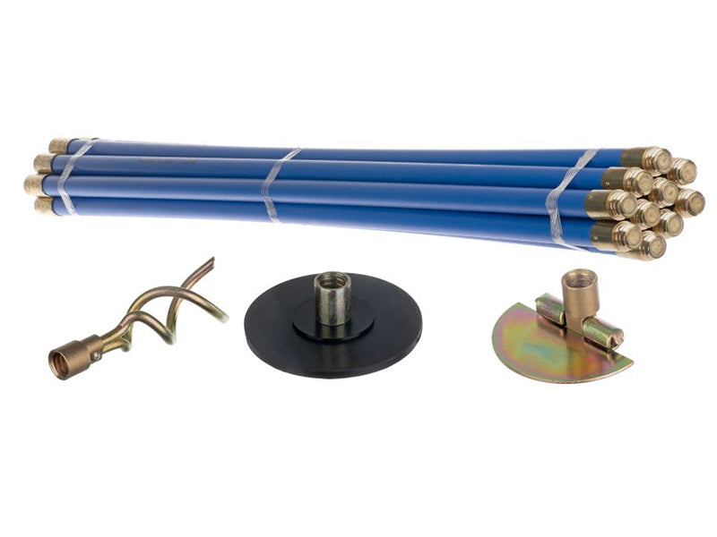 Universal Blue Rod Set with 3 Tools and Carry Case