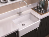 Fireclay Butler Undermount Sink 1B - White Finish