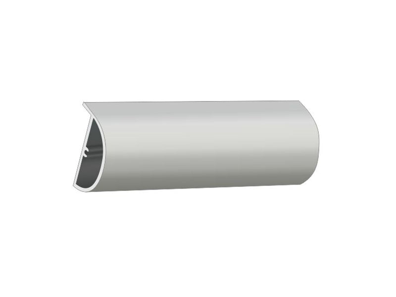 4m D Shaped Satin Headrail