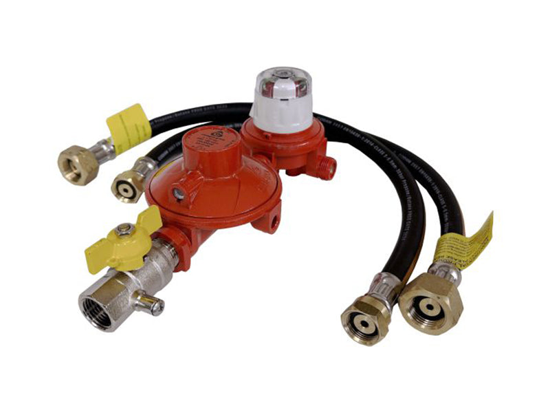 4Kg Auto Changeover Regulator c/w Pigtails with OPP & EFV Type 738