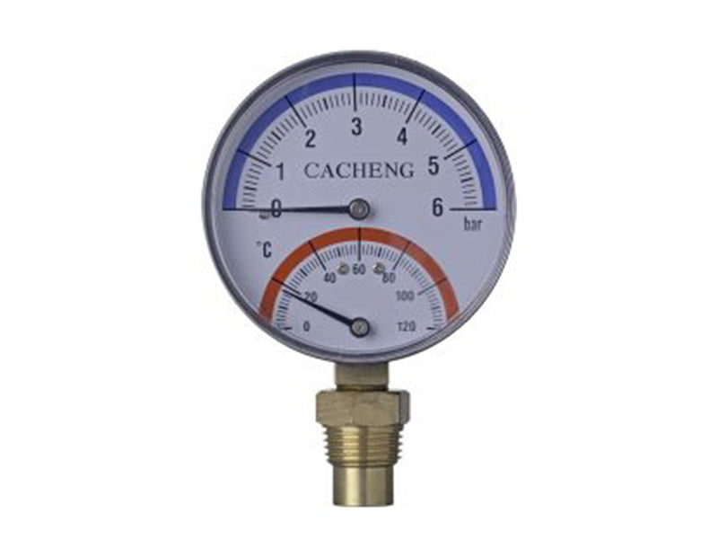 Bottom Inlet (Radial) Pressure & Temperature Gauges 80mm