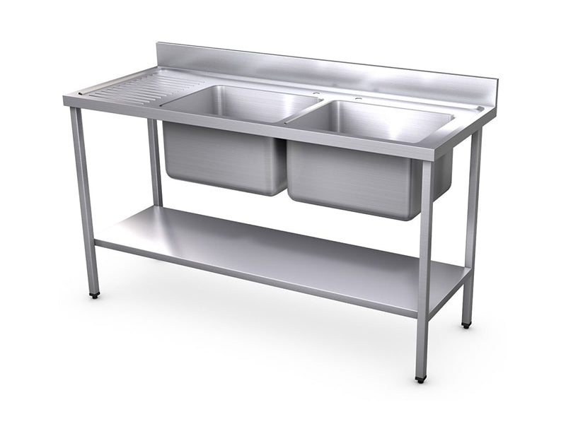 Schiller CS1660 1600 x 600mm S/Steel Catering Sink