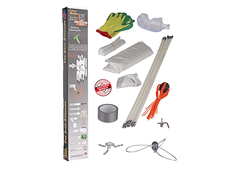 The Soot Strimmer Flue & Chimney Cleaning Kit