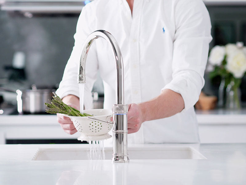 Quooker Classic Fusion Round Boiling Water Tap - Nickel Finish
