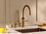 Quooker Classic Fusion Round Boiling Water Tap - Patinated Brass Finish