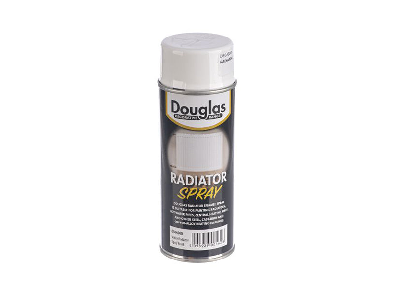 Douglas Radiator Spray Paint, 400ml, White