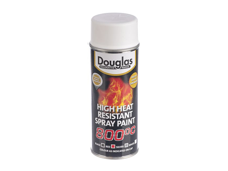 Douglas Heat Resistant Spray Paint 800°C - White