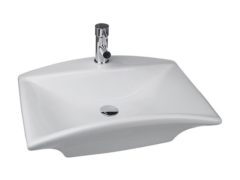 Delphinium Countertop Irregular Basin