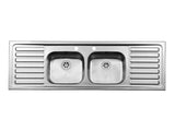 Demeter 1800mm x 510mm 2B 2D S/Steel Inset Sink