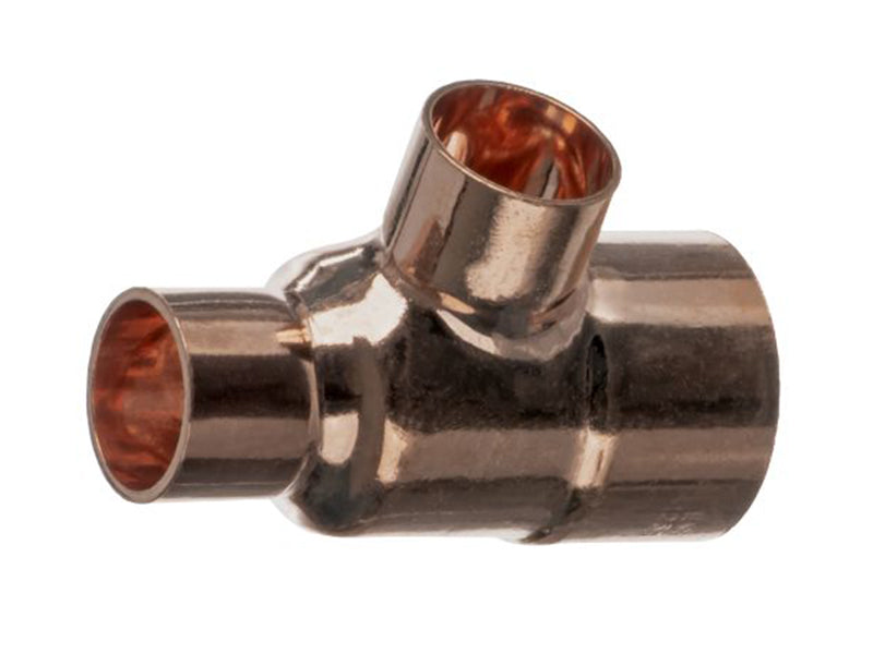 Copper End Feed Unequal Tees Reduced End & Branch