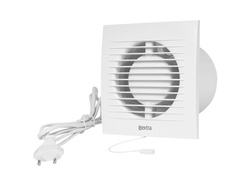 EE Electric Fan with Cable & Switch - White