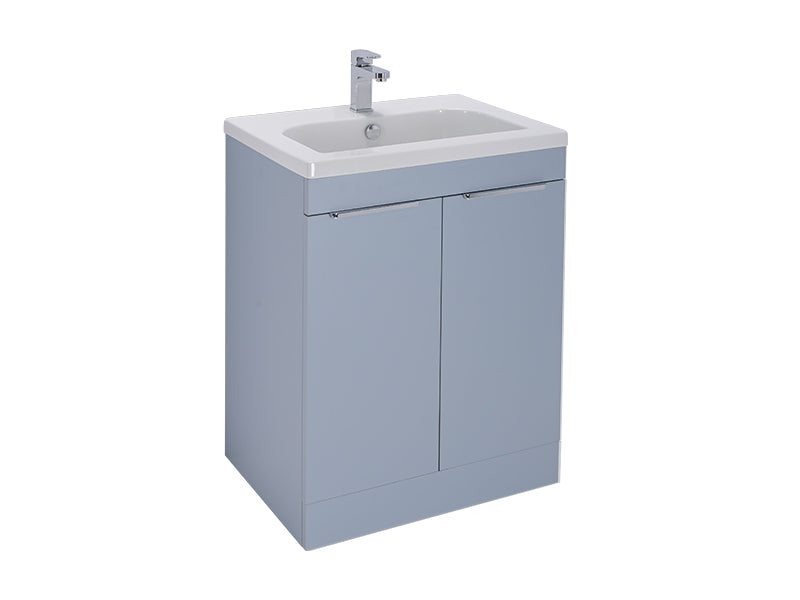 Elano 2 Doors, Floor Standing Unit - Matt Denim Blue