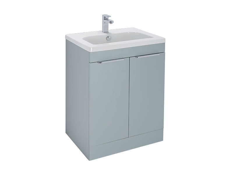 Elano 2 Doors, Floor Standing Unit - Matt Fjord Green