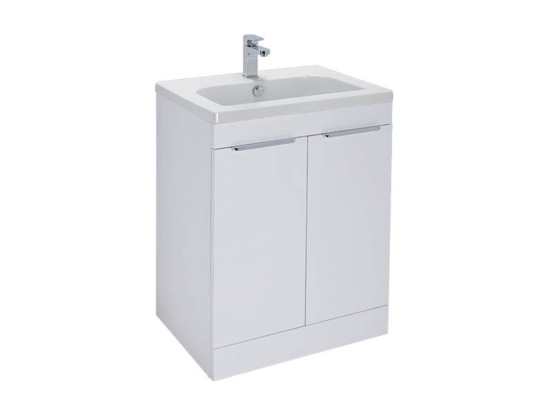 Elano 2 Doors, Floor Standing Unit - Matt White