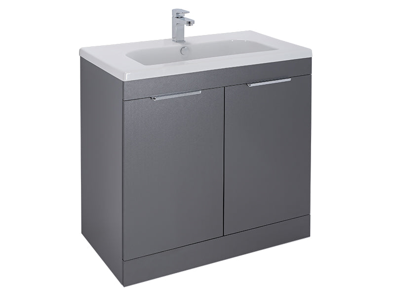 Elano 2 Doors, Floor Standing Unit - Matt Anthracite