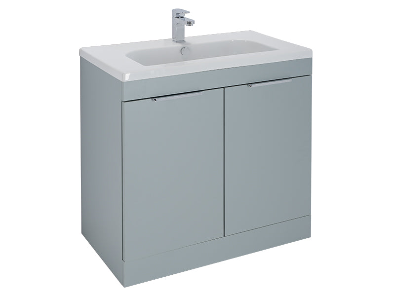 Elano 2 Doors, Floor Standing Unit - Matt Fjord Green
