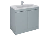 Elano 2 Doors, Floor Standing Unit - Matt Fjord Green
