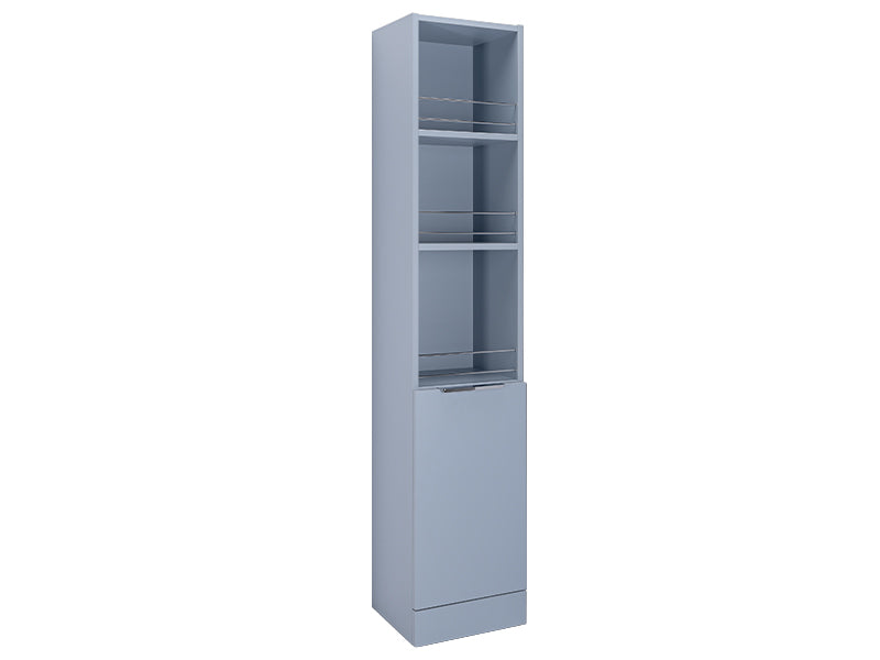 Elano 1 Door, Floor Standing Tall Boys - Matt Denim Blue