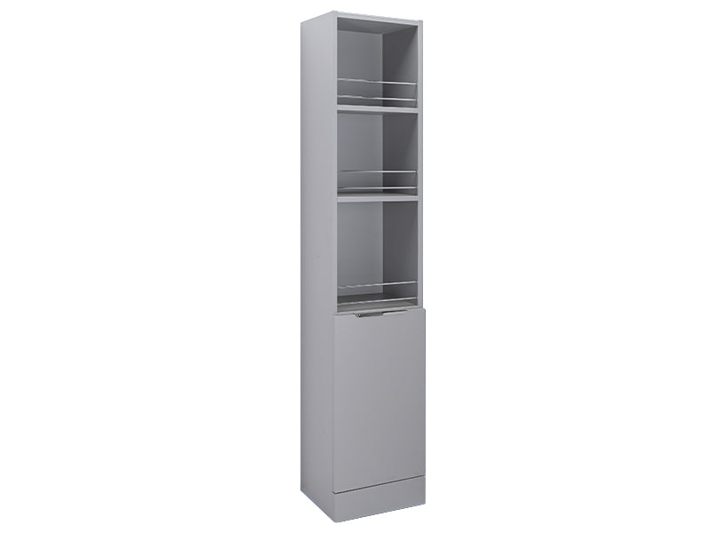Elano 1 Door, Floor Standing Tall Boys - Matt Dust Grey