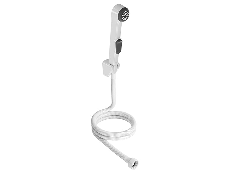 Elixir / T4 with 1/2" 1.25m Stainless Twist Free Hose and Bracket - White