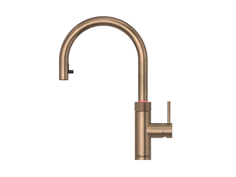 Quooker Flex Boiling Water Tap - Patinated Brass Finish
