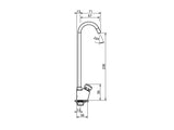 276mm Bottle Filling Commercial Tap