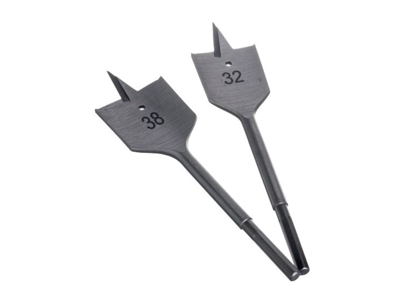 Flat Wood-Boring Bits (Spade Point)