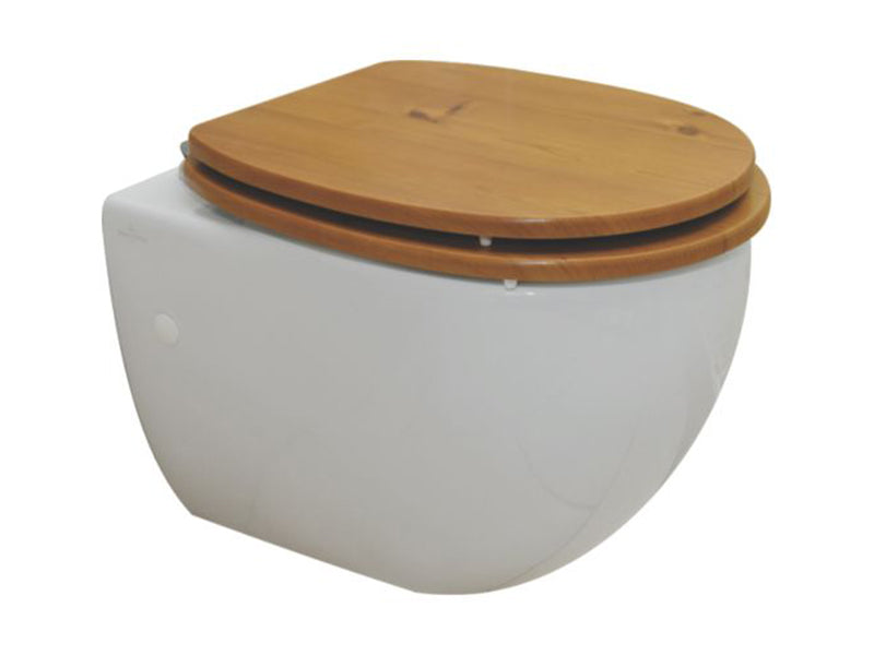 Prisma Stained Soft Wood with Chrome Plated Plastic Pillar Hinges - Farmhouse Pine