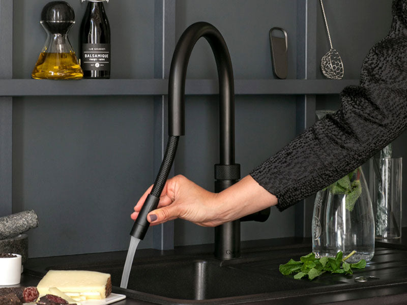 Quooker Flex Boiling Water Tap - Matt Black Finish