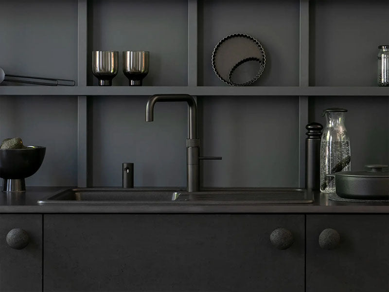 Quooker Fusion Square Boiling Water Tap - Matt Black Finish