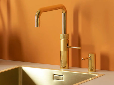 Quooker Fusion Square Boiling Water Tap - Gold Finish