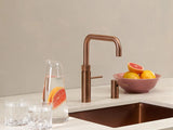 Quooker Fusion Square Boiling Water Tap - Rose Copper Finish