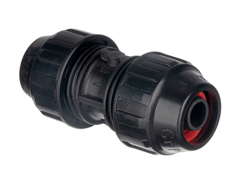 Gripmax Straight Connector for NG LDPE Pipe