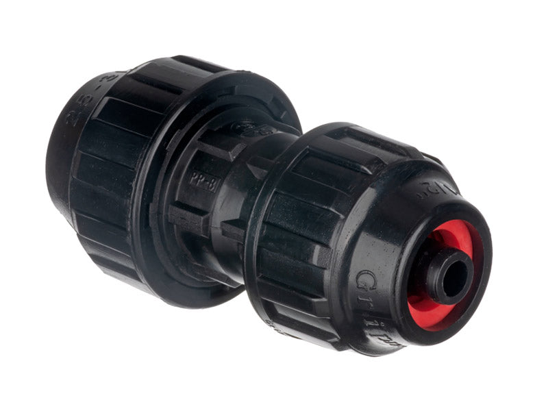 Gripmax Reducing Straight Connector for NG LDPE Pipe