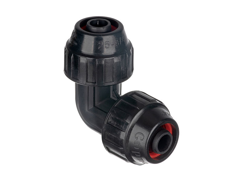 Gripmax Elbow Connector for NG LDPE Pipe