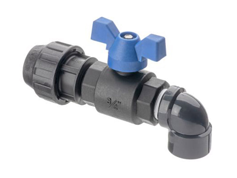 Gripmax L/A Trough Pattern Ball Valve
