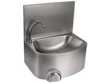 The Glyde Heavy Duty Knee Operated Hand Rinse Basin with Splashback