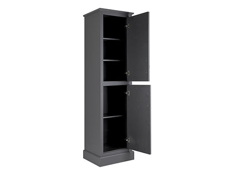 Hampton 2 Doors, Floor Standing Tall Boy - Serica Charcoal