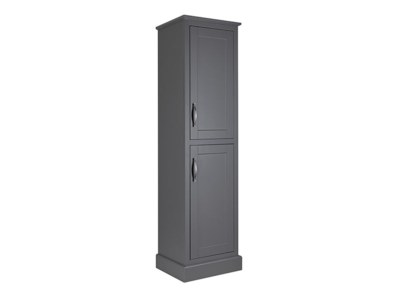 Hampton 2 Doors, Floor Standing Tall Boy - Serica Charcoal