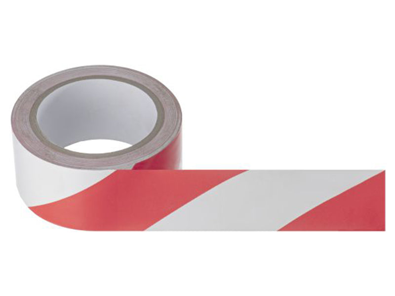 Hazard Warning Tape - White/Red