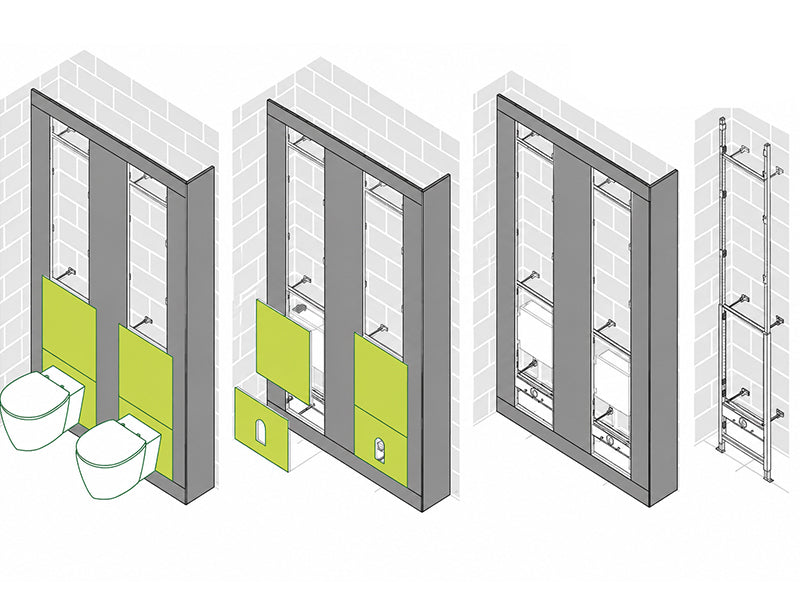 IPS Frame System with Compact Laminate Panelling