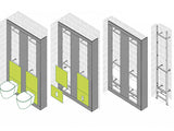 IPS Frame System with Compact Laminate Panelling